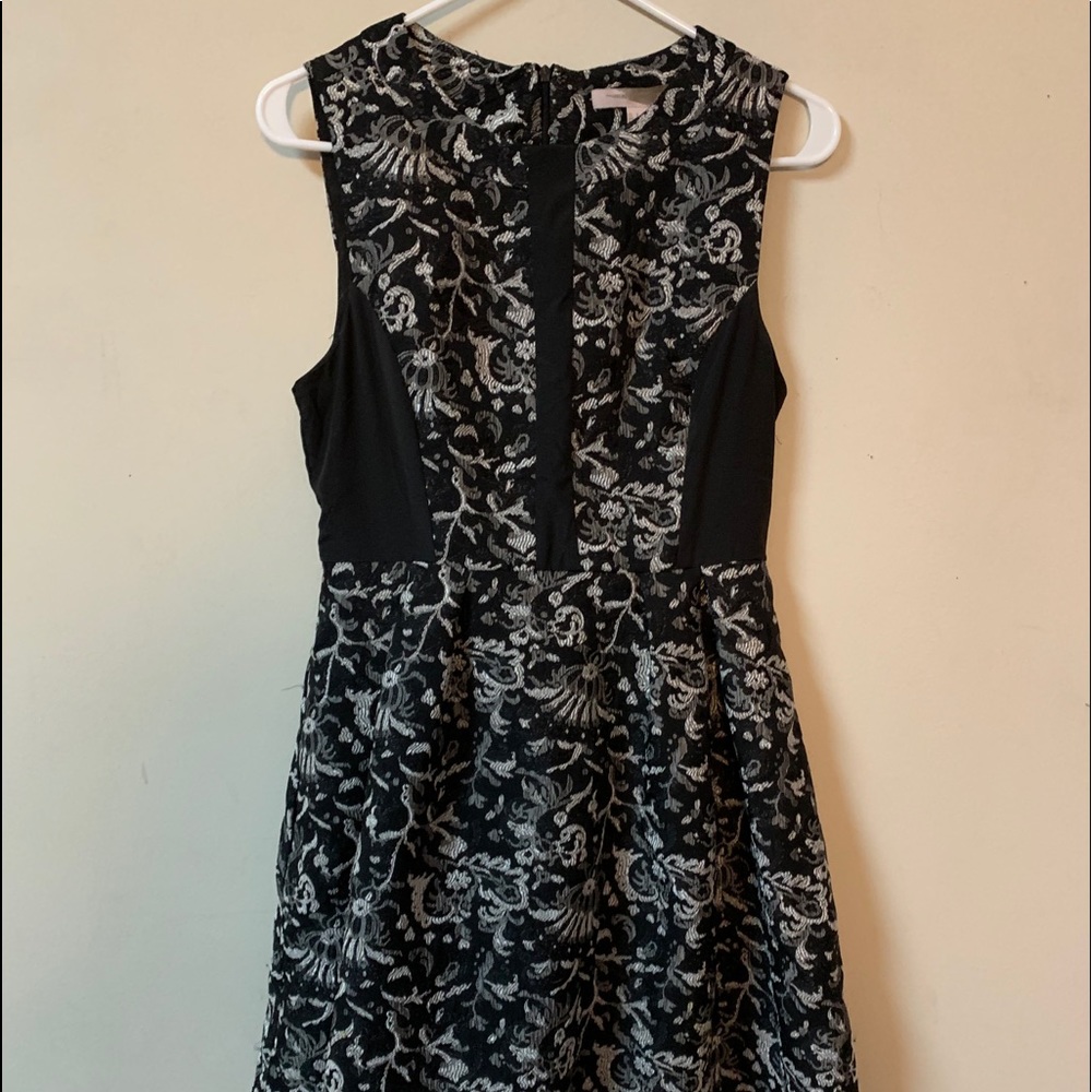 Black White Short Formal Dress